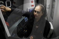 Clara Brugada, Mexico City's Mayor, Tours The Progress Of Reopening Four Stations On Metro Line 1