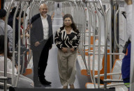 Clara Brugada, Mexico City's Mayor, Tours The Progress Of Reopening Four Stations On Metro Line 1