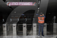 Clara Brugada, Mexico City's Mayor, Tours The Progress Of Reopening Four Stations On Metro Line 1