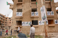 Activists In Yarmouk Camp Organize Solidarity Vigil For Gaza