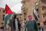 Activists In Yarmouk Camp Organize Solidarity Vigil For Gaza