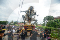 Indonesian Hindu Devotees Celebrate Nyepi Day