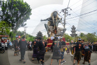 Indonesian Hindu Devotees Celebrate Nyepi Day