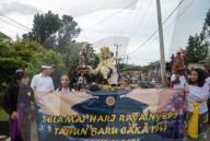 Indonesian Hindu Devotees Celebrate Nyepi Day