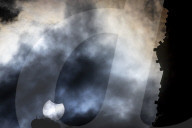Partial Solar Eclipse Over The Temple Of The Sagrada Familia