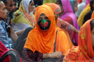 Workers Protest Demanding Unpaid Wages 