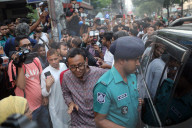 Workers Protest Demanding Unpaid Wages 