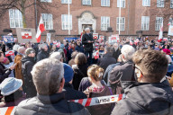 Demonstration Outside The U.S. Embassy In Copenhagen, Condemning U.S. Pressure On Greenland And Denmark.