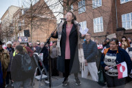 Demonstration Outside The U.S. Embassy In Copenhagen, Condemning U.S. Pressure On Greenland And Denmark.