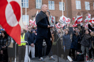 Demonstration Outside The U.S. Embassy In Copenhagen, Condemning U.S. Pressure On Greenland And Denmark.