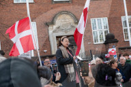 Demonstration Outside The U.S. Embassy In Copenhagen, Condemning U.S. Pressure On Greenland And Denmark.