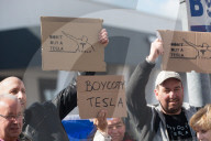 Boycott Against Tesla In Mülheim-Kärlich