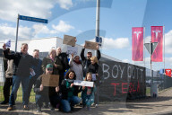 Boycott Against Tesla In Mülheim-Kärlich