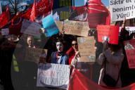 Protest Against Arrest Of Istanbul Mayor Ekrem Imamoglu In Duesseldorf
