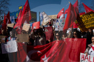 Protest Against Arrest Of Istanbul Mayor Ekrem Imamoglu In Duesseldorf