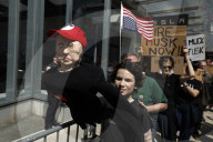 Tesla Protests Against Elon Musk And His Handling Of Government Employees Continue 