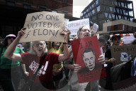 Tesla Protests Against Elon Musk And His Handling Of Government Employees Continue 