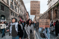 Pro-Palestinian Demonstration In Rome