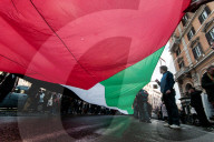 Pro-Palestinian Demonstration In Rome