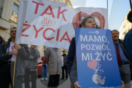 Rally Against The First Abortion Centre In Poland.