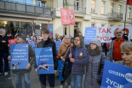 Rally Against The First Abortion Centre In Poland.