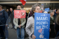 Rally Against The First Abortion Centre In Poland.