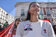 Demonstration In Madrid Against President Recep Tayyip Erdogan