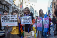 Demonstration In Madrid Against Transphobia