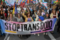 Demonstration In Madrid Against Transphobia