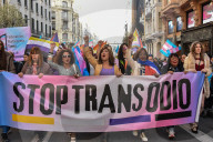 Demonstration In Madrid Against Transphobia