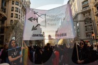 Demonstration In Madrid Against Transphobia