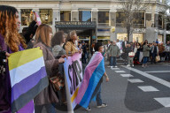 Demonstration In Madrid Against Transphobia