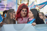 Demonstration In Madrid Against Transphobia