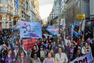 Demonstration In Madrid Against Transphobia