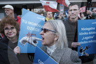 Anti-Choice Aka Pro-Life Protest At The First Polish Abortion Clinic