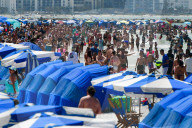 Tourists At Clearwater Beach In Florida