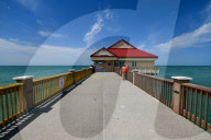 Tourists At Clearwater Beach In Florida