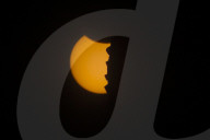 Partial Solar Eclipse From The Sagrada Família In Barcelona