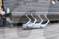 Robot Dog Enters Tea Plantation in Enshi