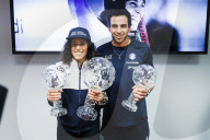 Federica Brignone Arrives At The Milano Malpensa Airport Of After Winning Three FIS Alpine Ski World Cup In Milan