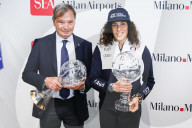 Federica Brignone Arrives At The Milano Malpensa Airport Of After Winning Three FIS Alpine Ski World Cup In Milan
