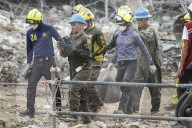 Search Operations Continue In Bangkok Following Building Collapse.
