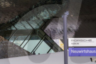 Neuwirtshaus (Porscheplatz) Suburban Train Station In Stuttgart