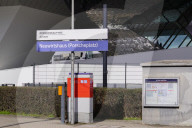 Neuwirtshaus (Porscheplatz) Suburban Train Station In Stuttgart