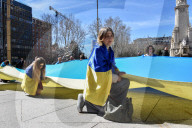 Demonstration In Madrid In Support For Ukraine