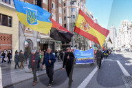Demonstration In Madrid In Support For Ukraine