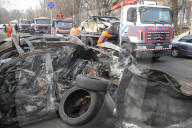 Russian drone attack on Dnipro