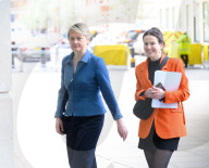Guests arrive for Sunday with Laura Kuenssberg at the BBC, Broadcasting House, London, UK. 