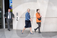 Guests depart for Sunday with Laura Kuenssberg at the BBC, Broadcasting House, London, UK. 