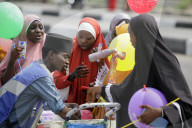 Daily Life On Eid Al-Fitr Celebration In Lagos, Nigeria